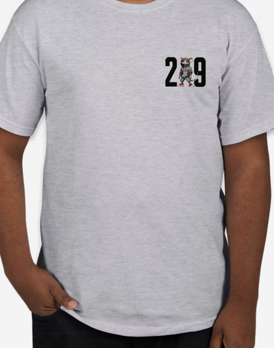 2wo One 9ine Tee (black text)